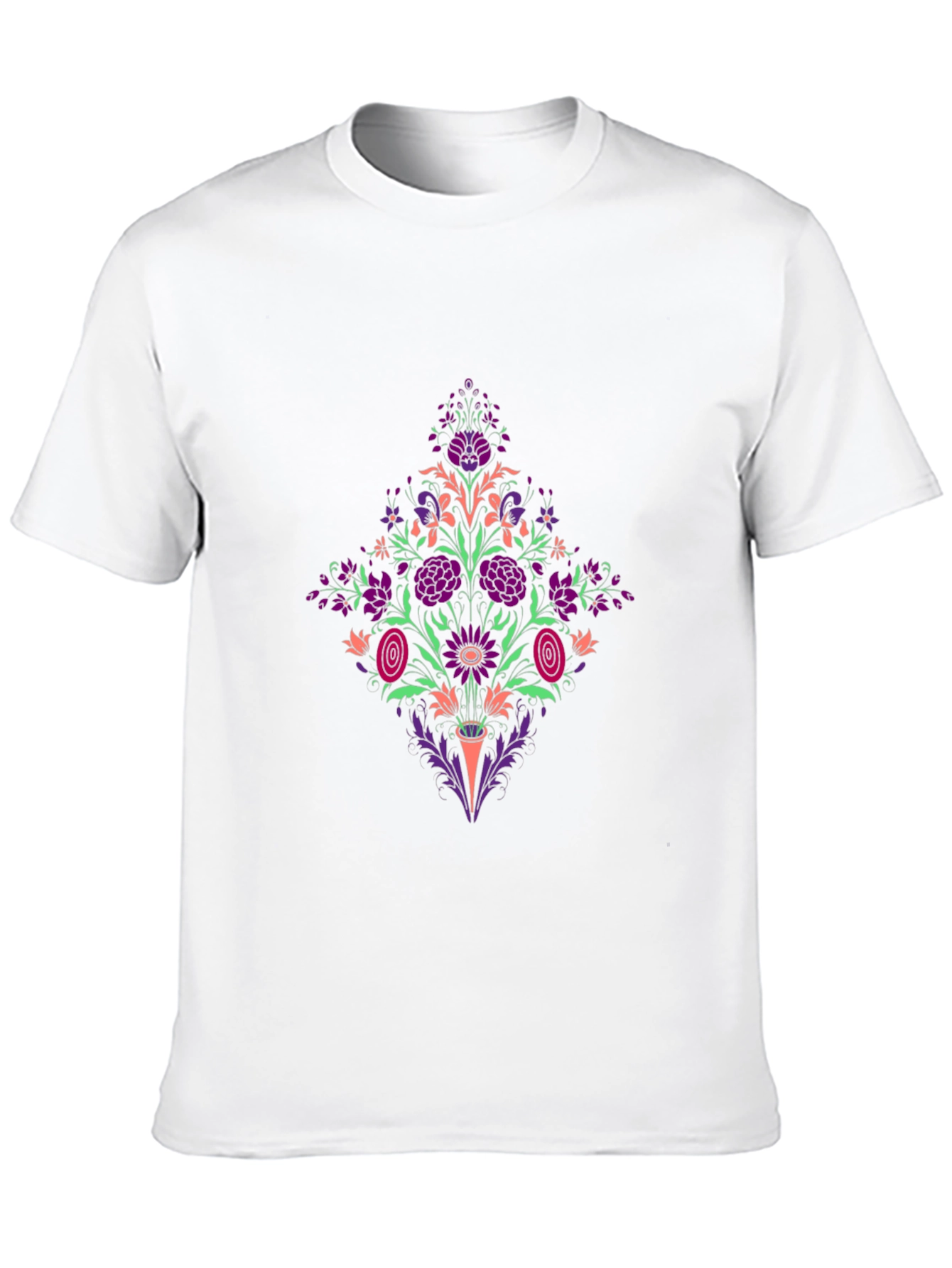 Floral Diamond Graphic Tee