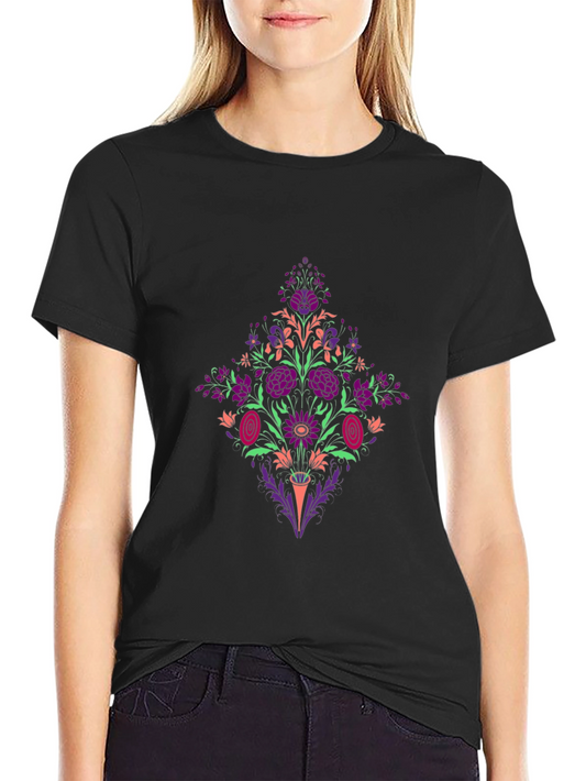 Floral Diamond Graphic Tee