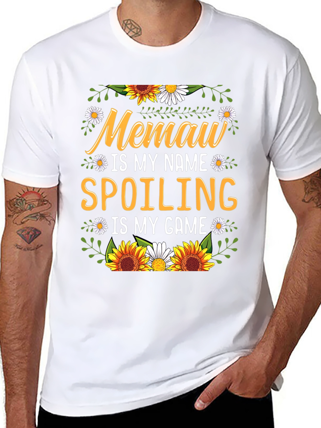 Memaw Spoiling Is My Game Graphic Tee