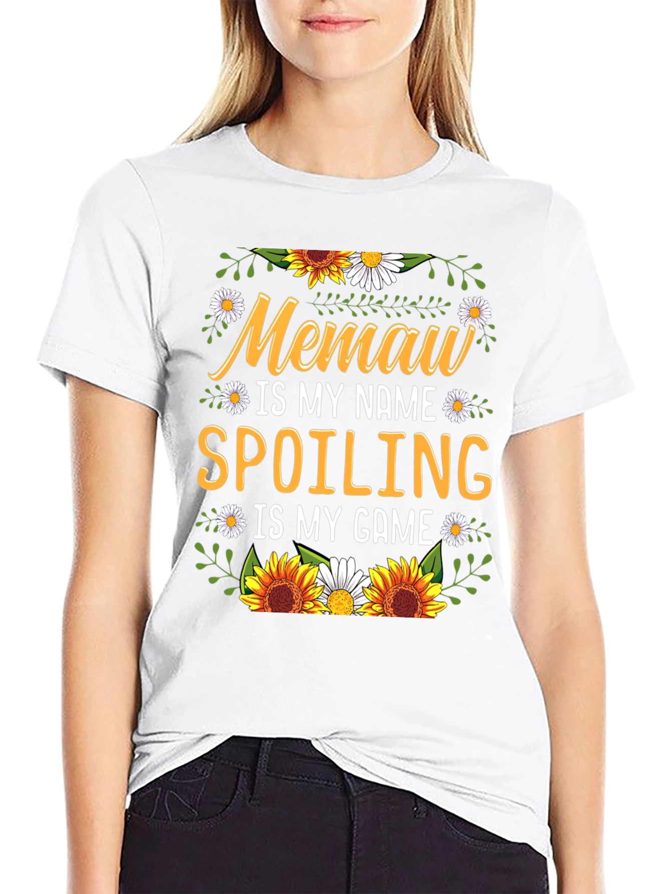 Memaw Spoiling Is My Game Graphic Tee