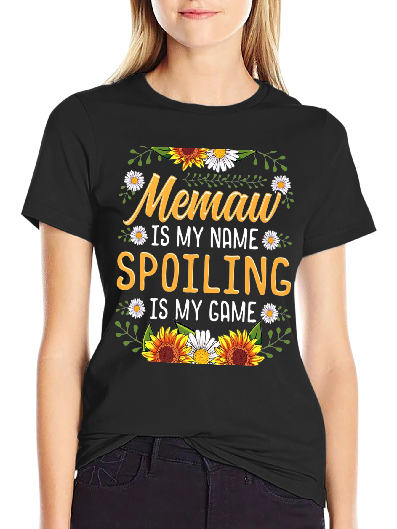Memaw Spoiling Is My Game Graphic Tee