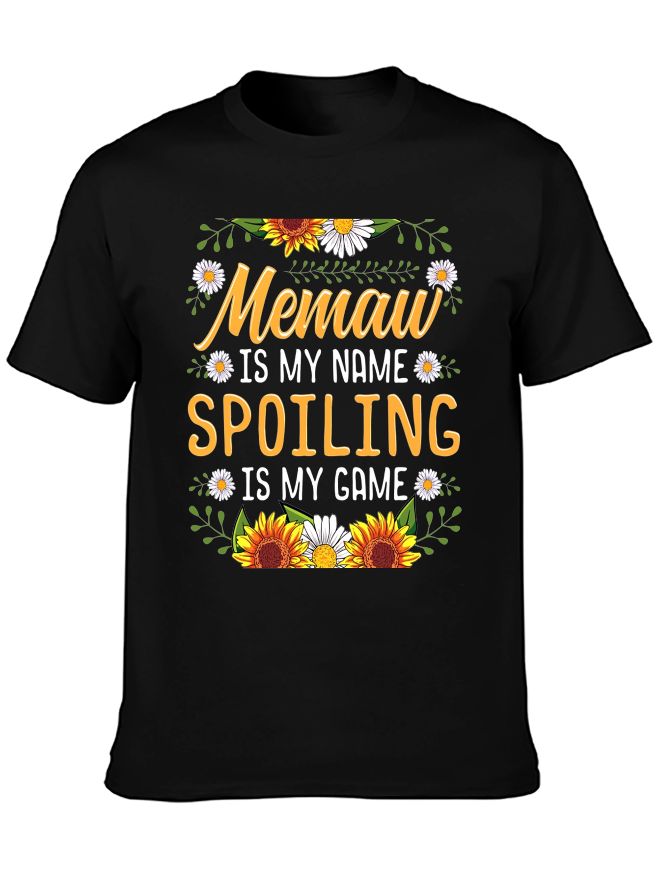 Memaw Spoiling Is My Game Graphic Tee
