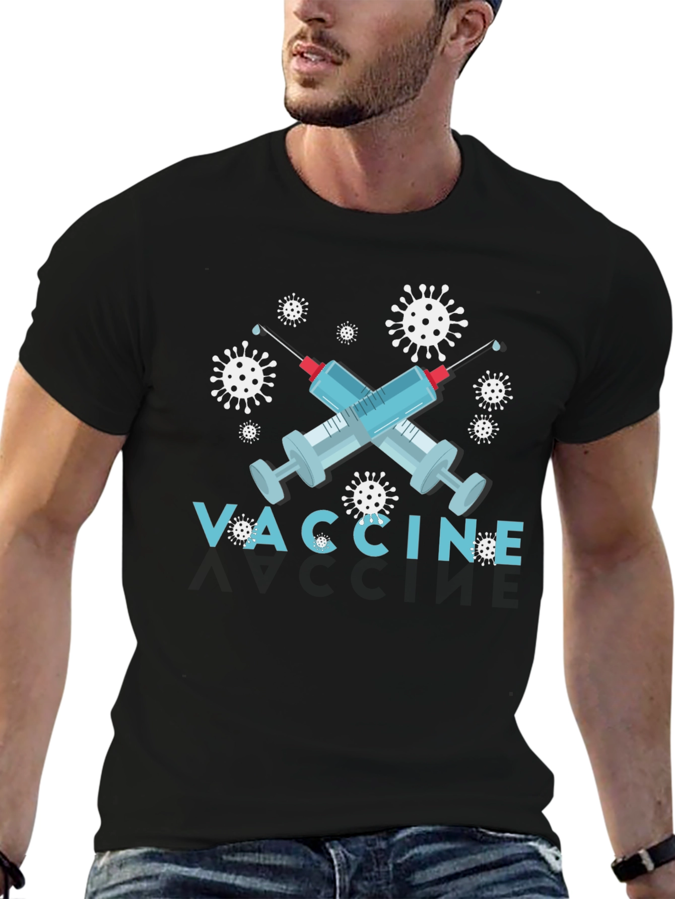 Vaccine Graphic Tee - Unisex Virus Protection T-Shirt