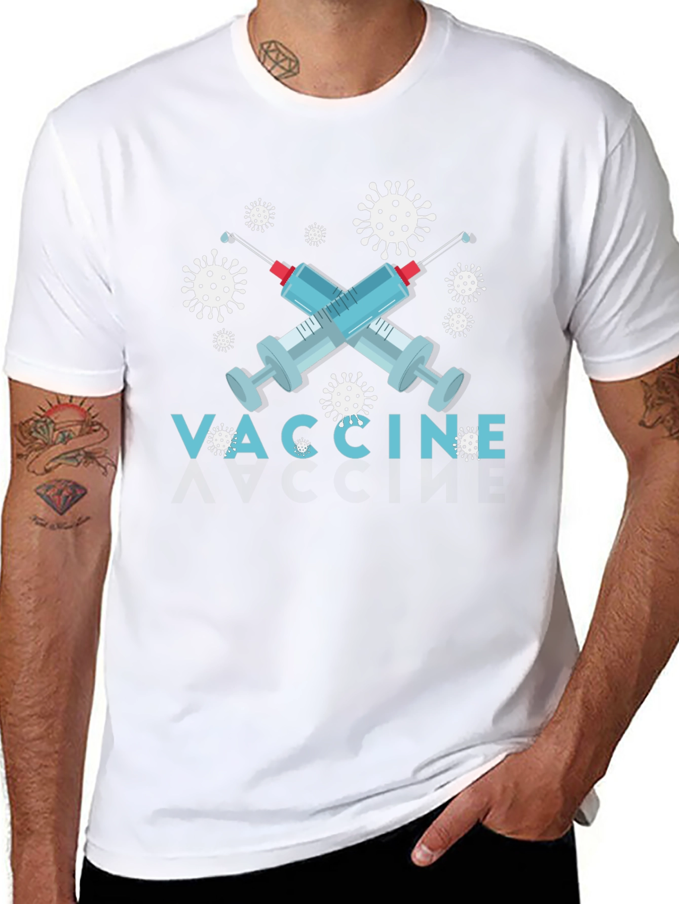 Vaccine Graphic Tee - Unisex Virus Protection T-Shirt
