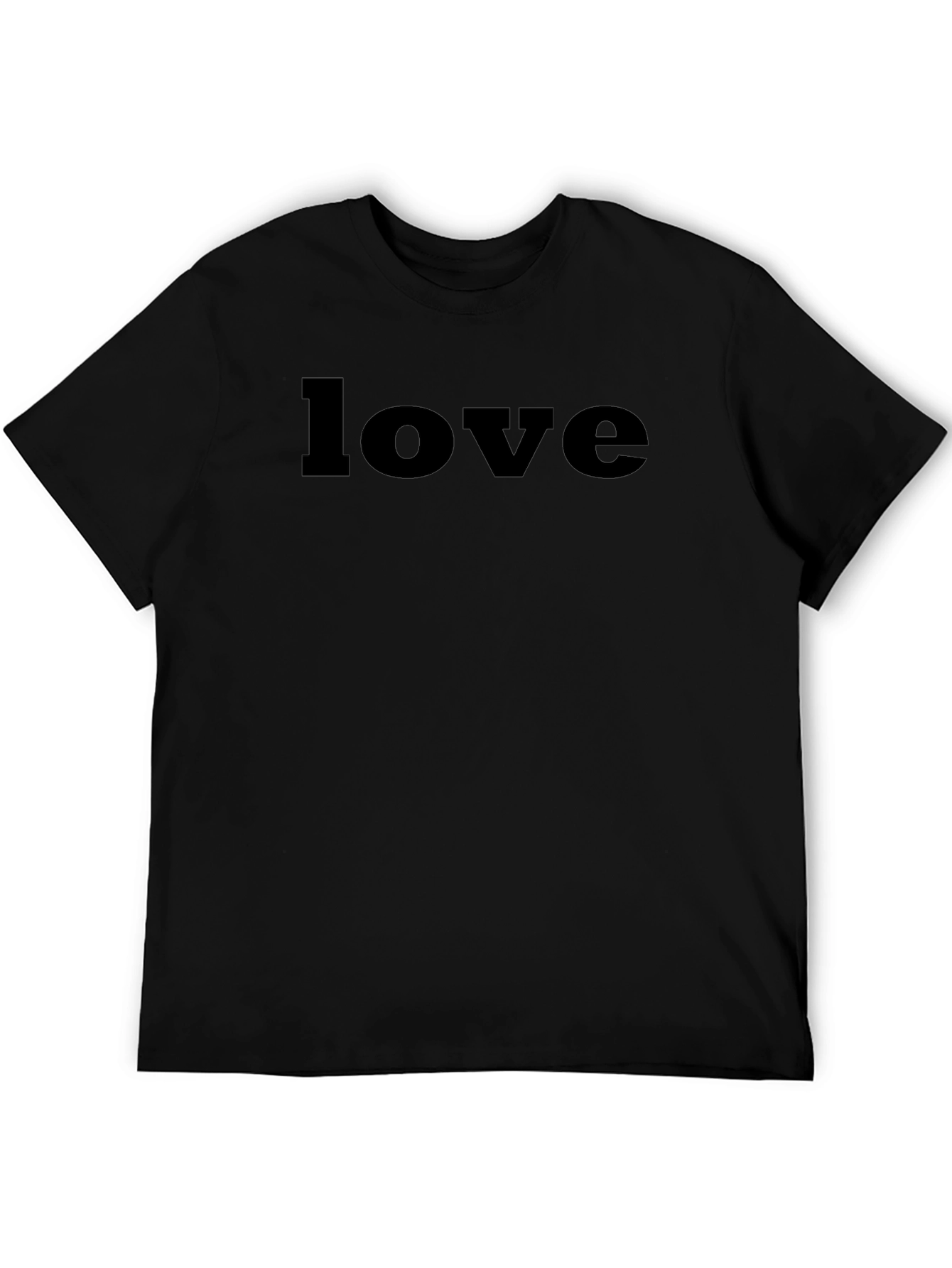 Love Graphic Tee - Classic Black T-Shirt