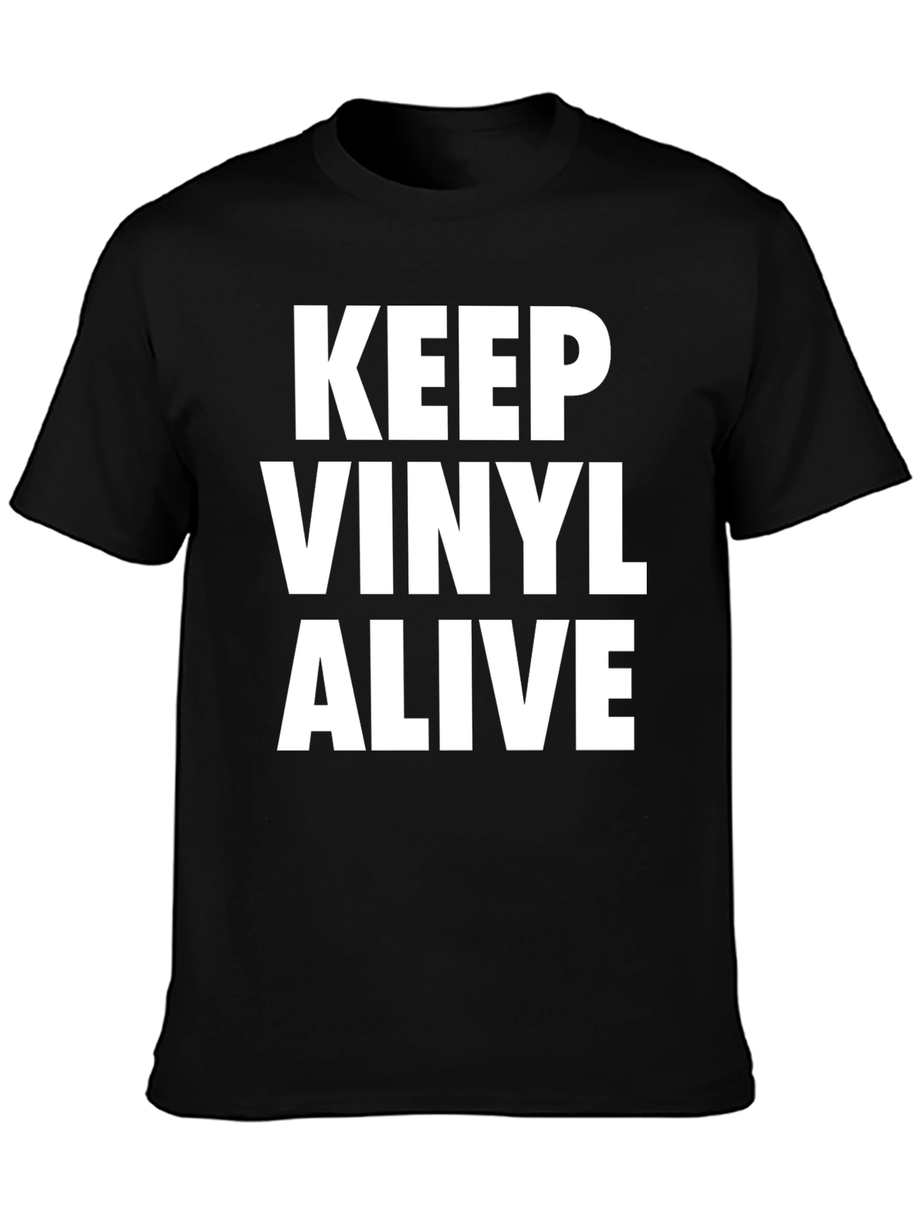 Keep Vinyl Alive Black T-Shirt