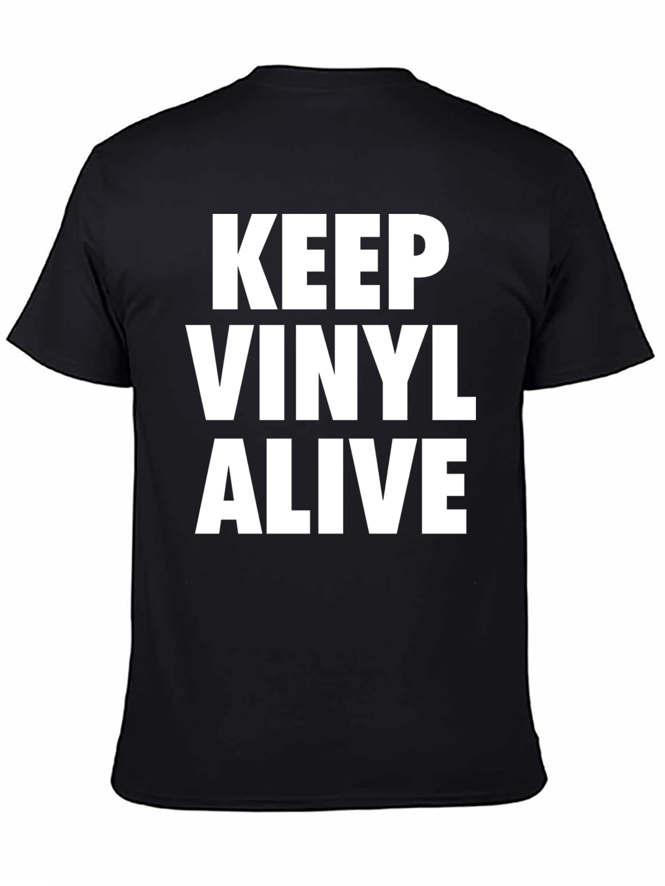 Keep Vinyl Alive Black T-Shirt