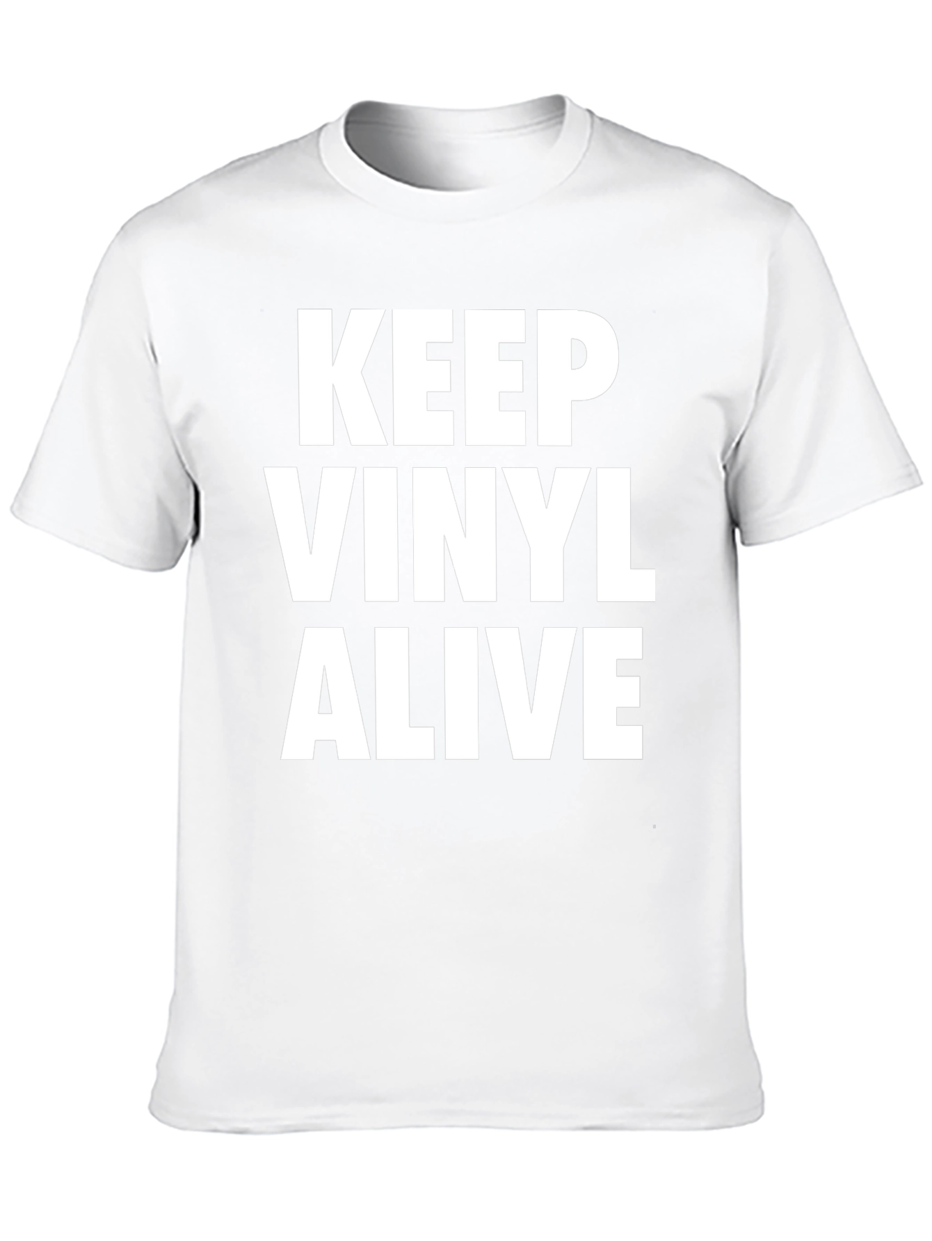 Keep Vinyl Alive Black T-Shirt