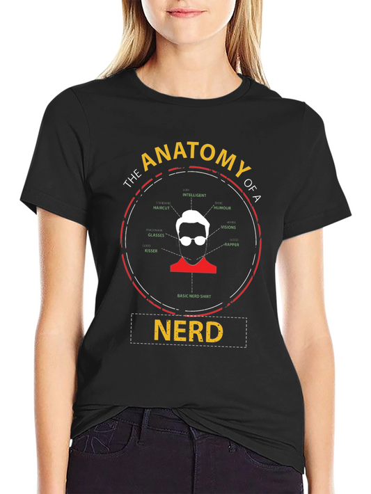 Anatomy of a Nerd T-Shirt - Geek Humor Apparel