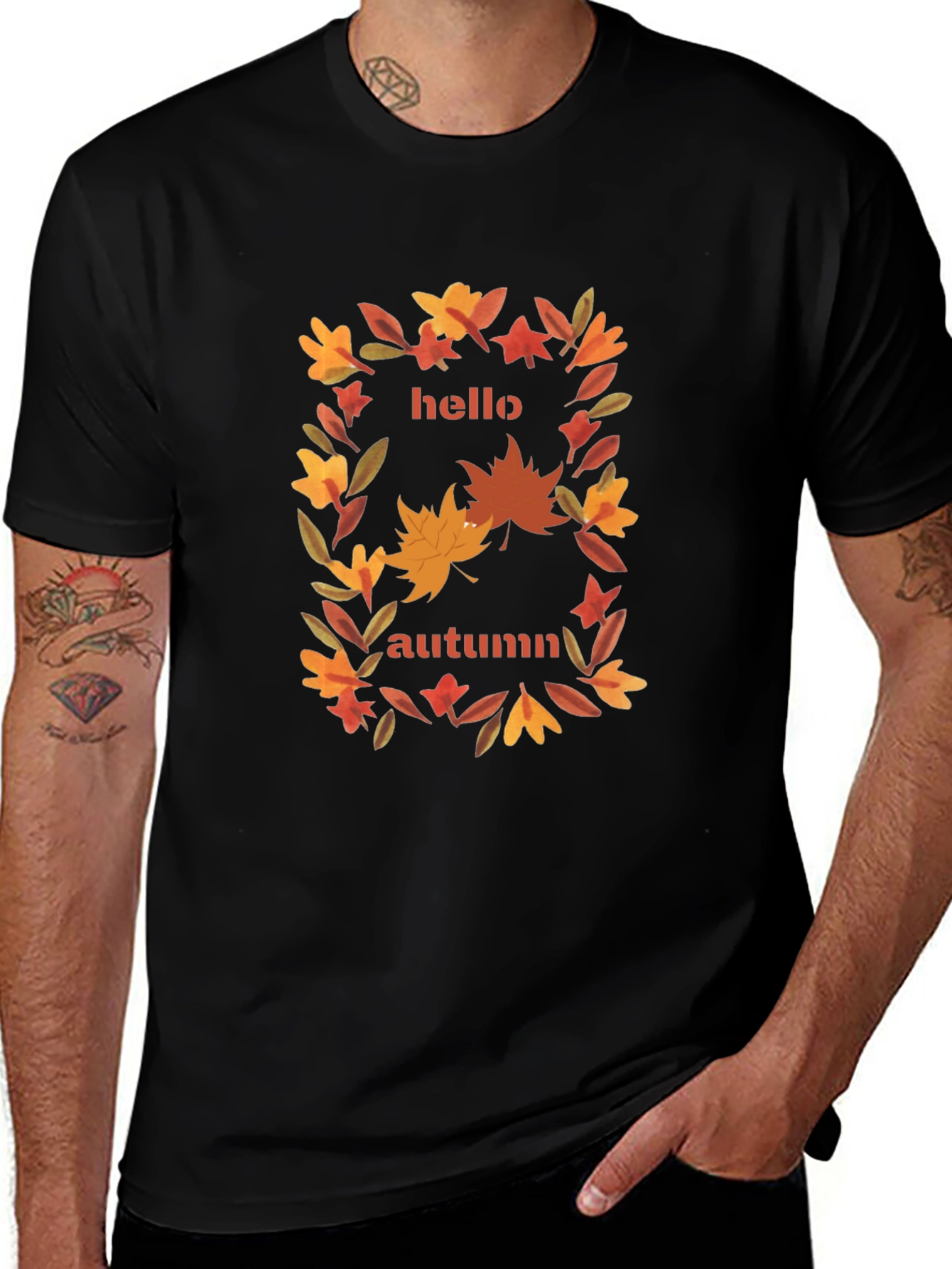 Hello Autumn Graphic Tee - Fall Vibes