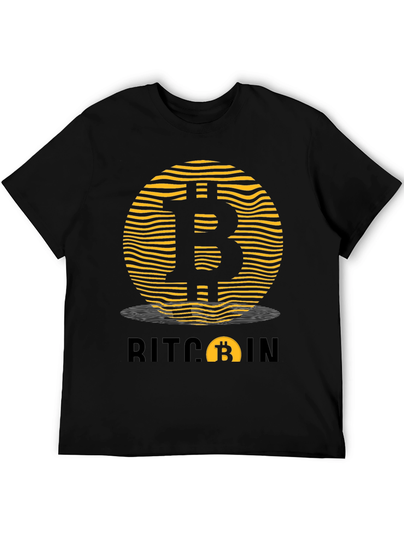 Bitcoin Sunset Graphic T-Shirt