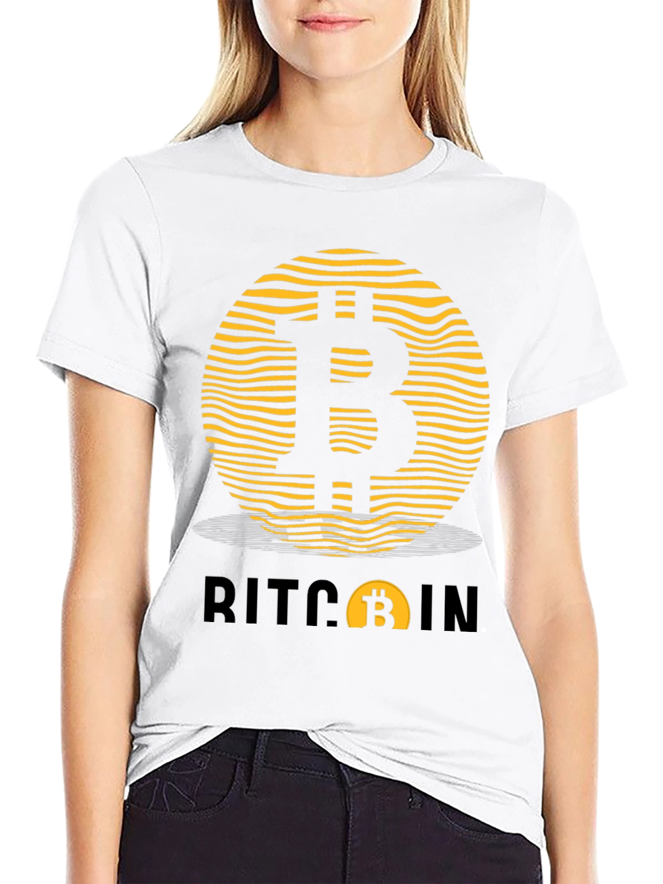 Bitcoin Sunset Graphic T-Shirt