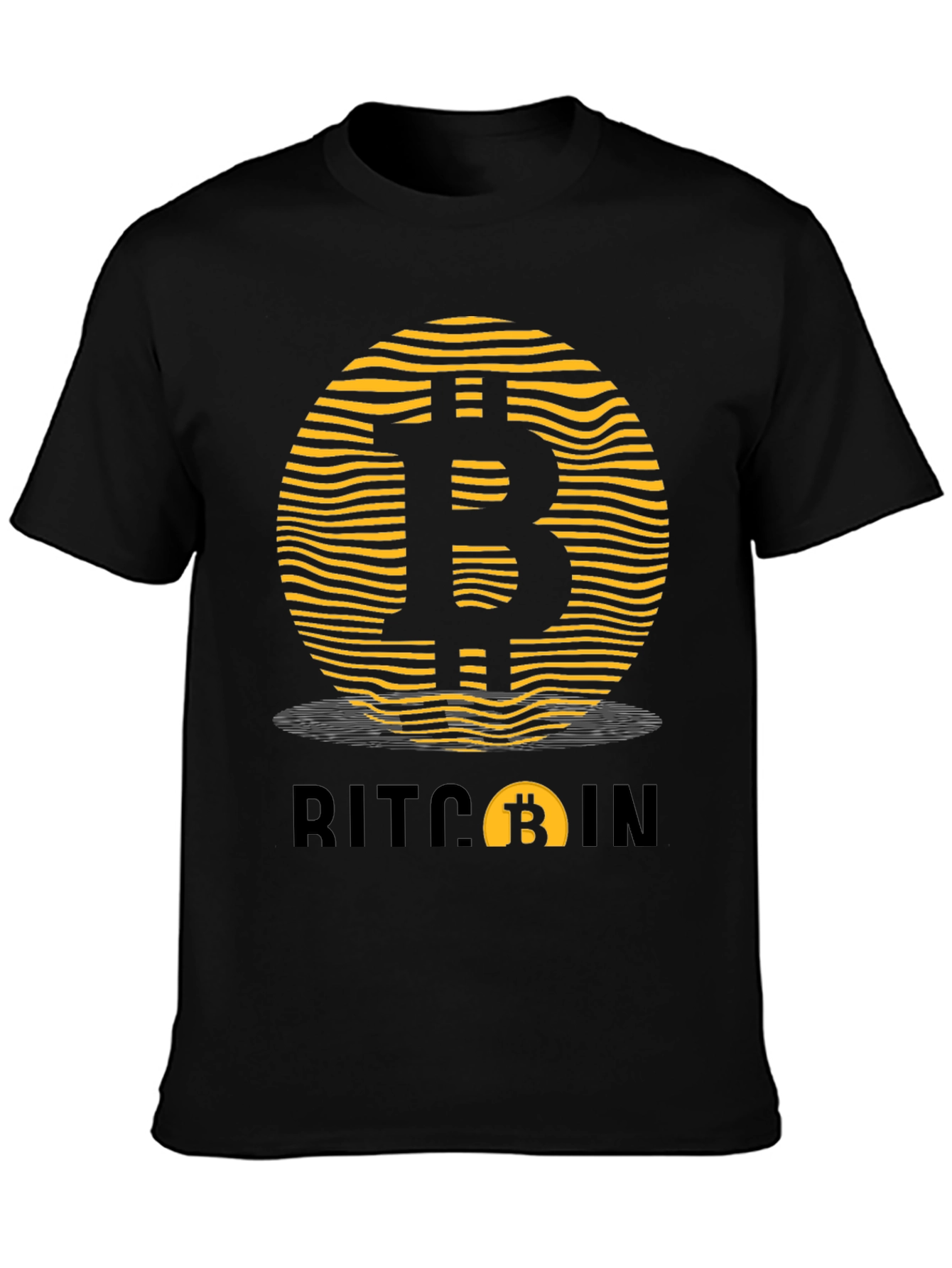 Bitcoin Sunset Graphic T-Shirt