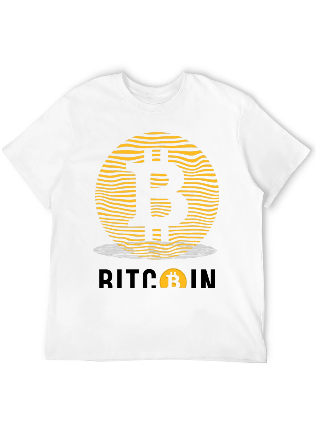 Bitcoin Sunset Graphic T-Shirt