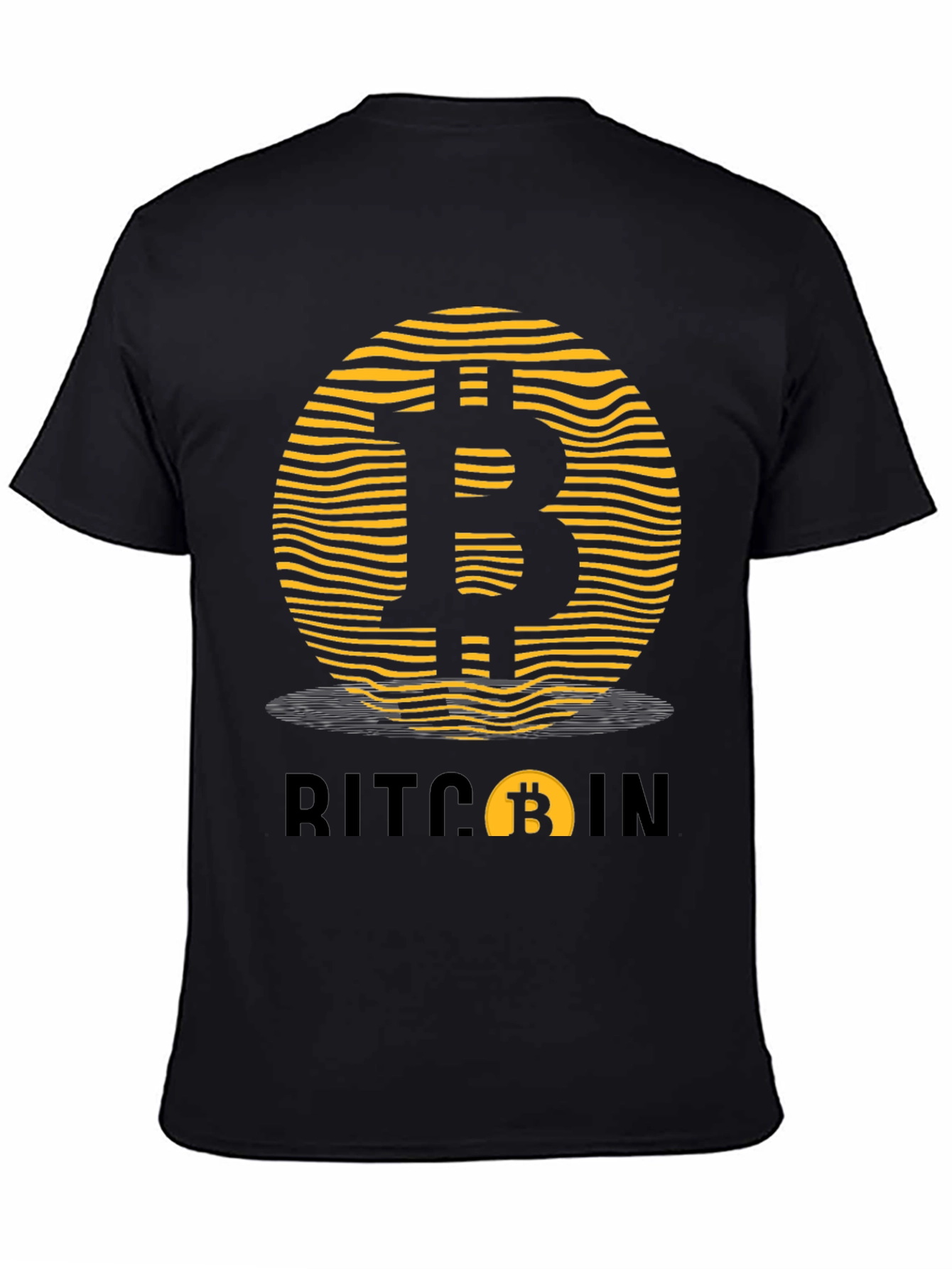 Bitcoin Sunset Graphic T-Shirt