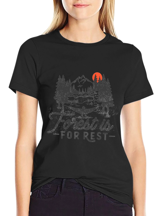 Forest Is For Rest Graphic T-Shirt