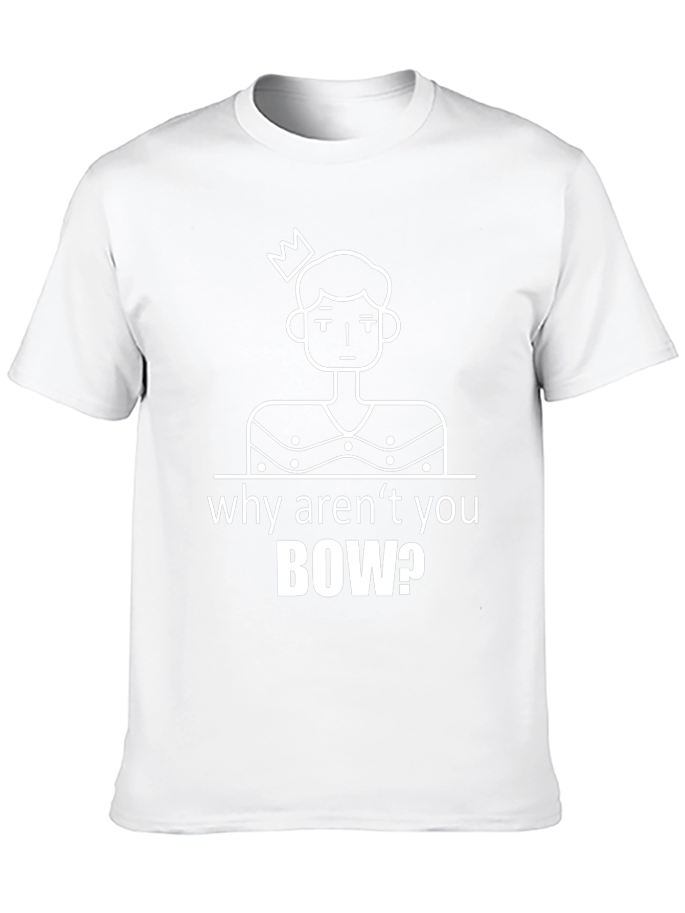 Why Arent You Bow T-Shirt - Black Graphic Tee