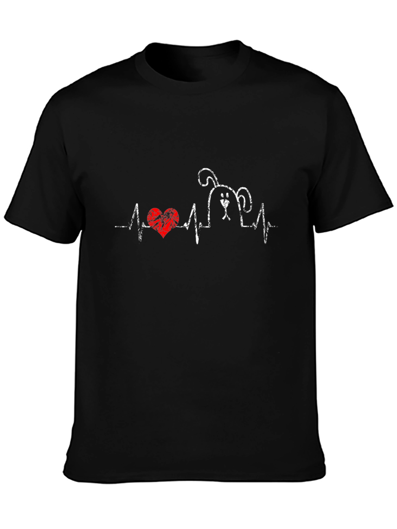 Bunny Heartbeat Graphic T-Shirt