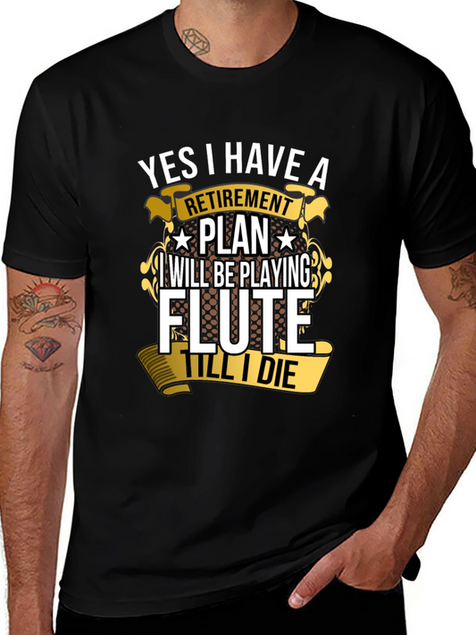 Flute Player Retirement Plan T-Shirt