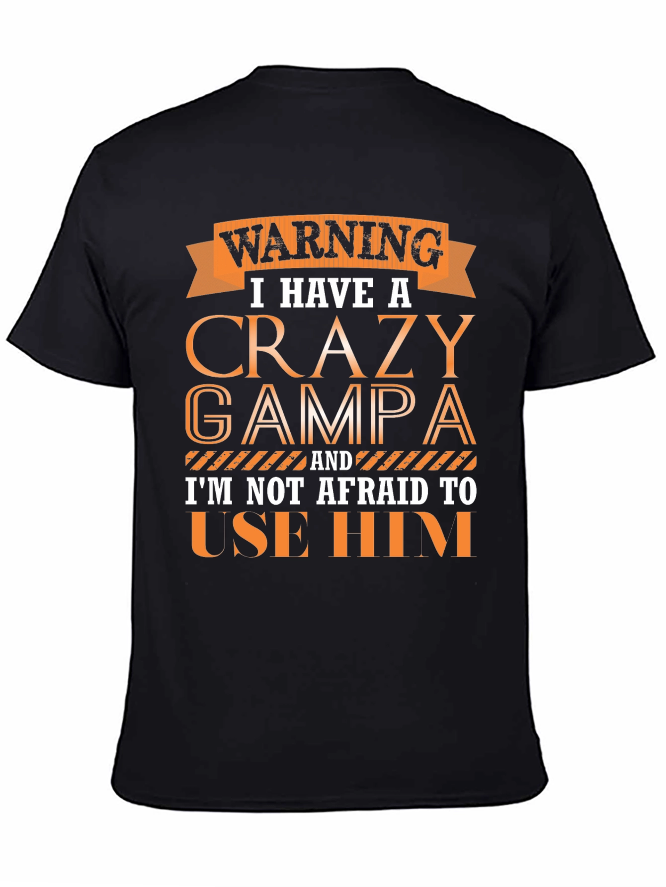 Crazy Grampa Graphic Tee