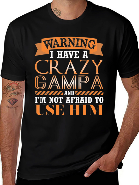 Crazy Grampa Graphic Tee