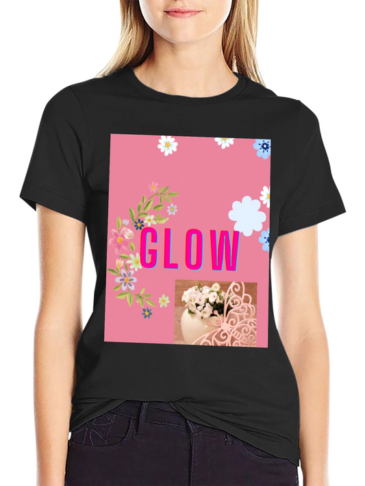 Floral Glow Graphic Tee