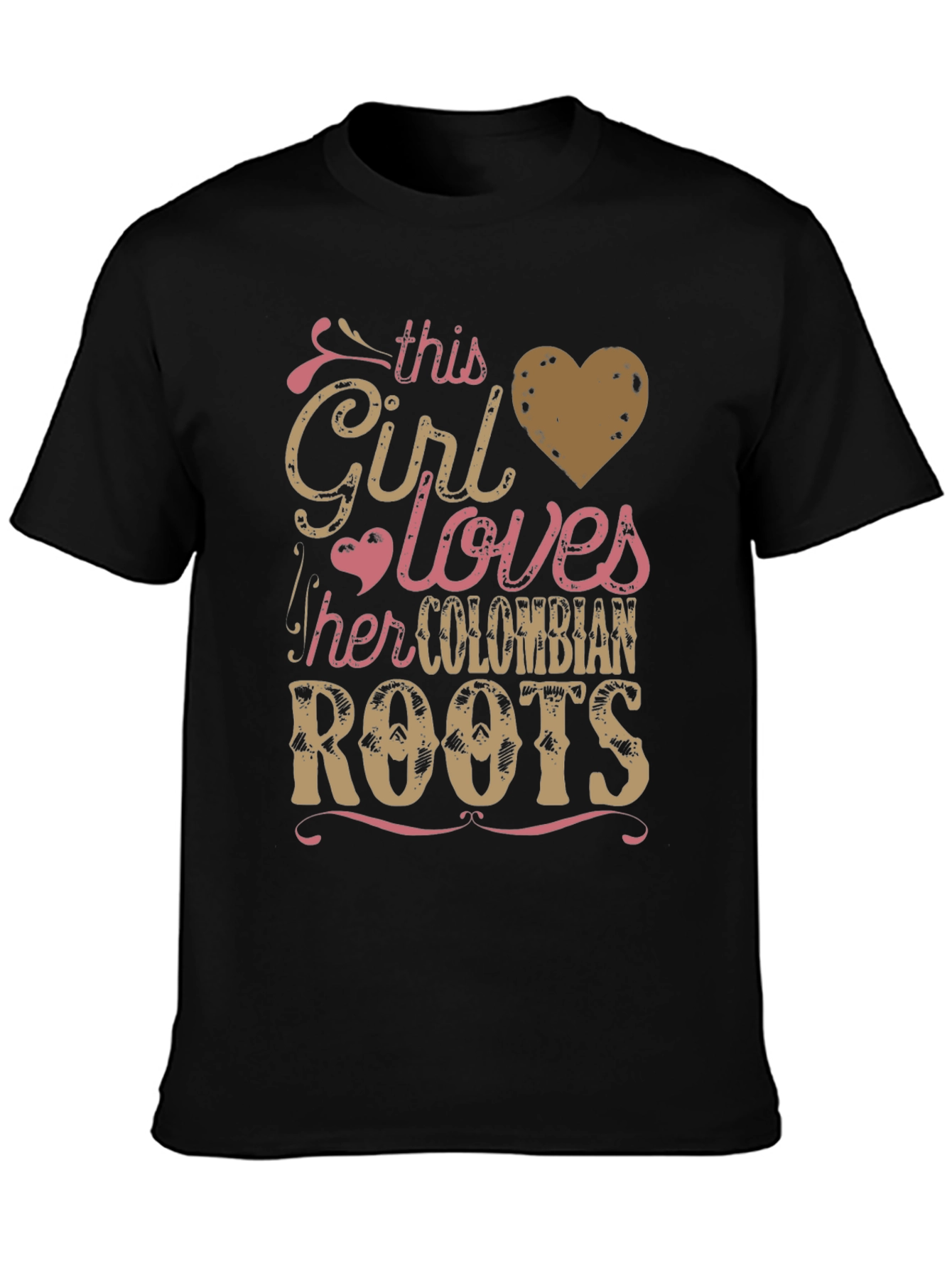 Colombian Roots T-Shirt - This Girl Loves Colombia