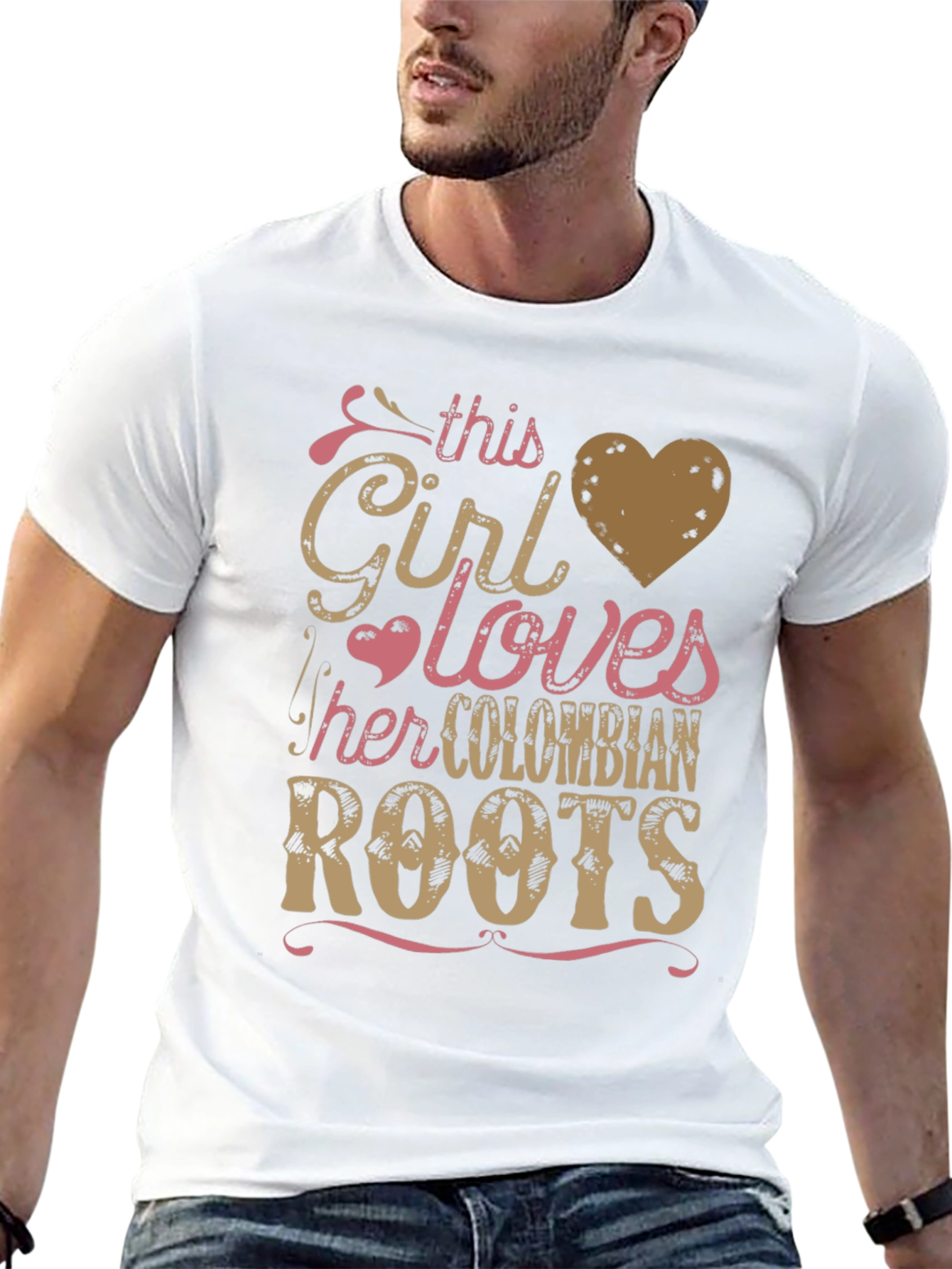 Colombian Roots T-Shirt - This Girl Loves Colombia