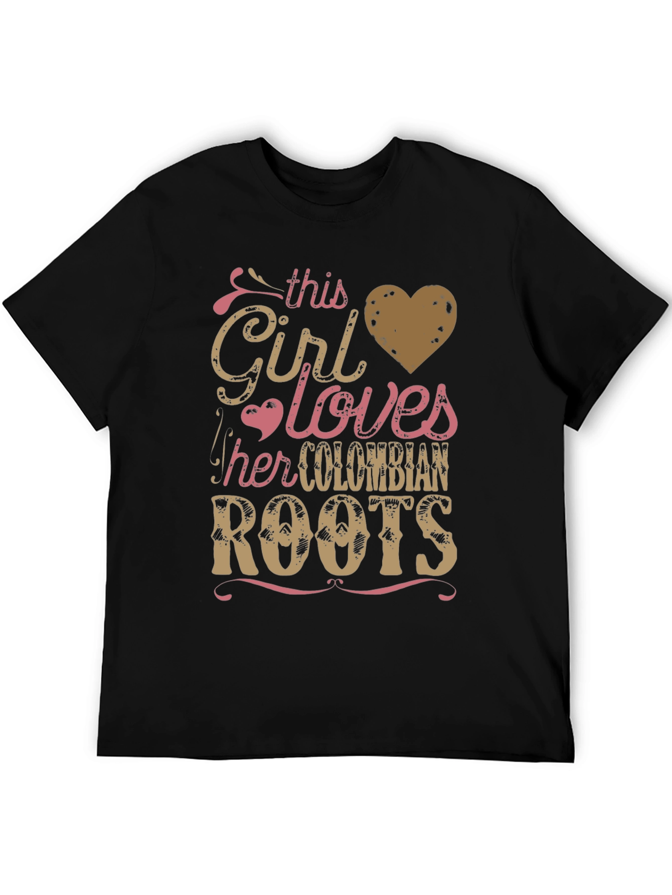 Colombian Roots T-Shirt - This Girl Loves Colombia