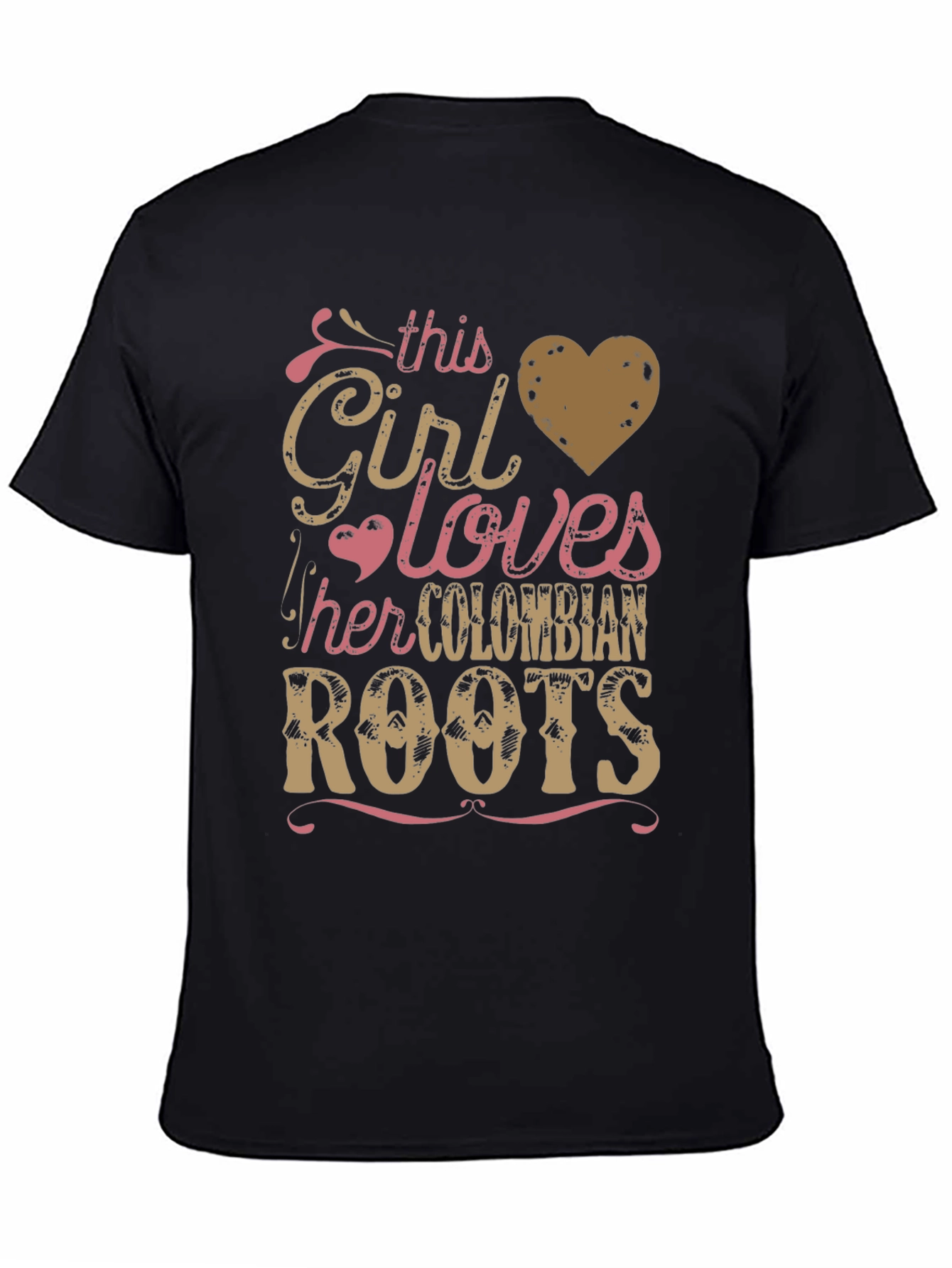 Colombian Roots T-Shirt - This Girl Loves Colombia
