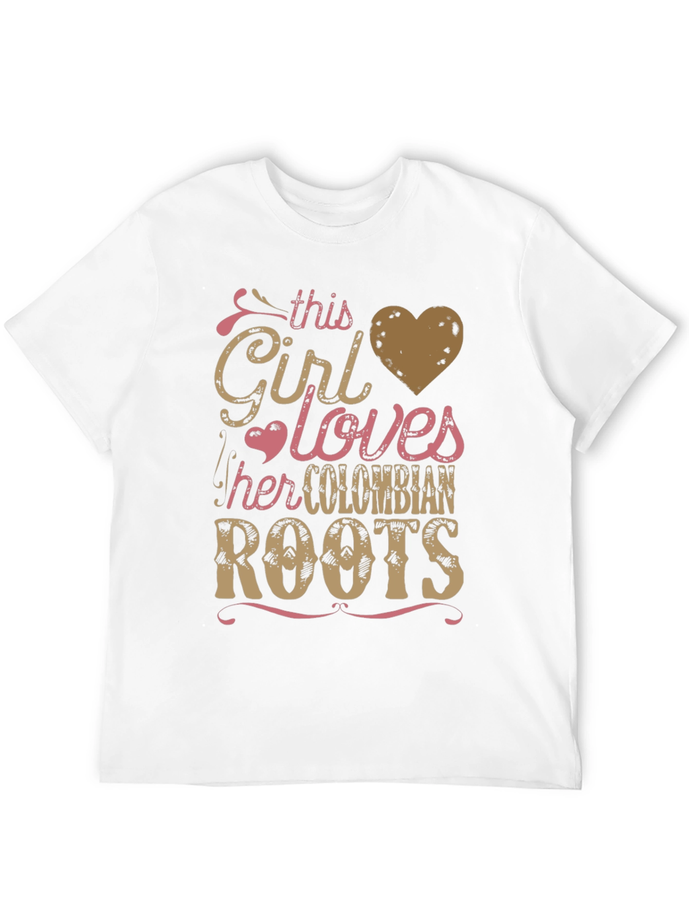 Colombian Roots T-Shirt - This Girl Loves Colombia