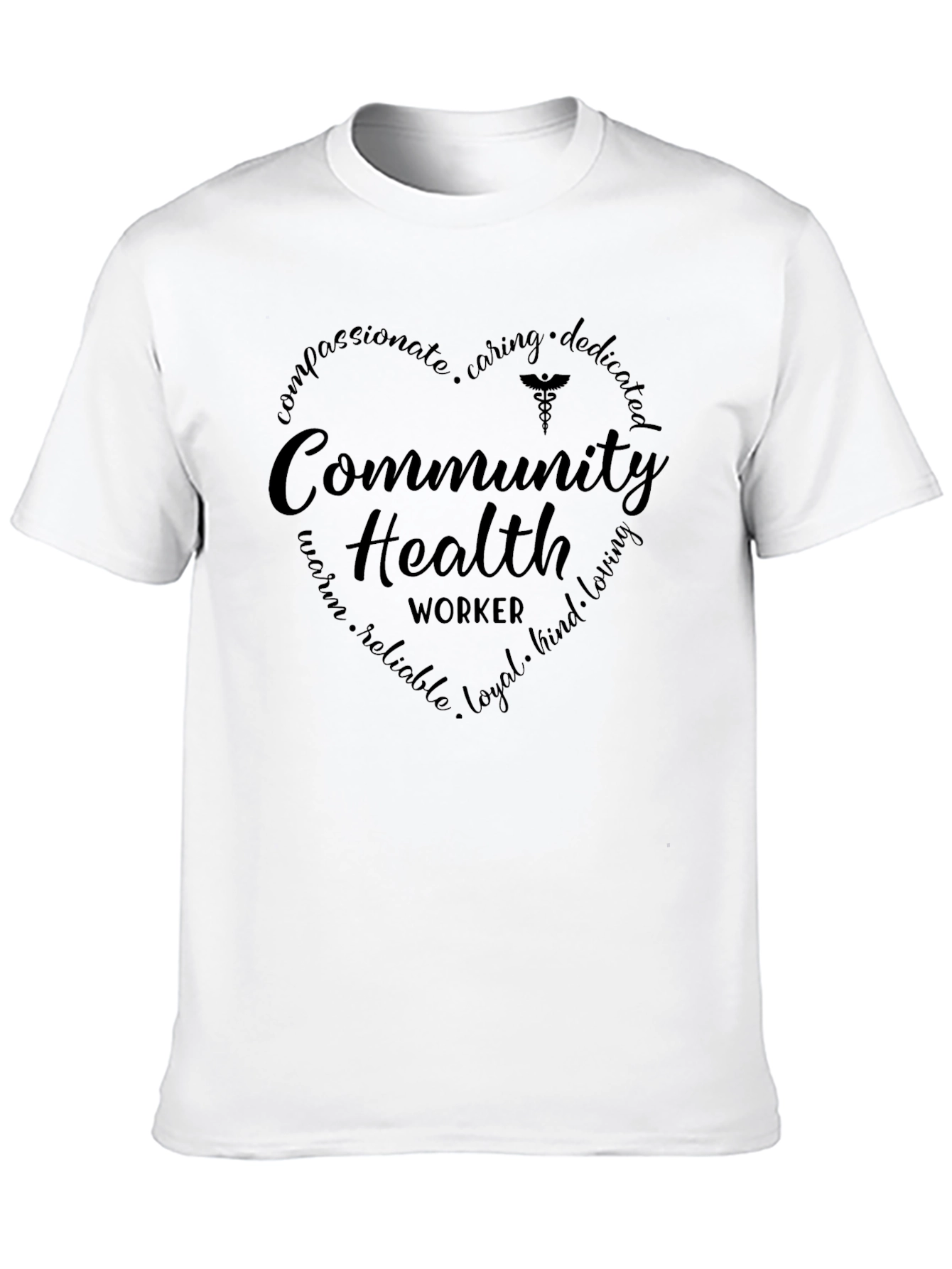 Community Health Worker T-Shirt - Compassionate Caring Design