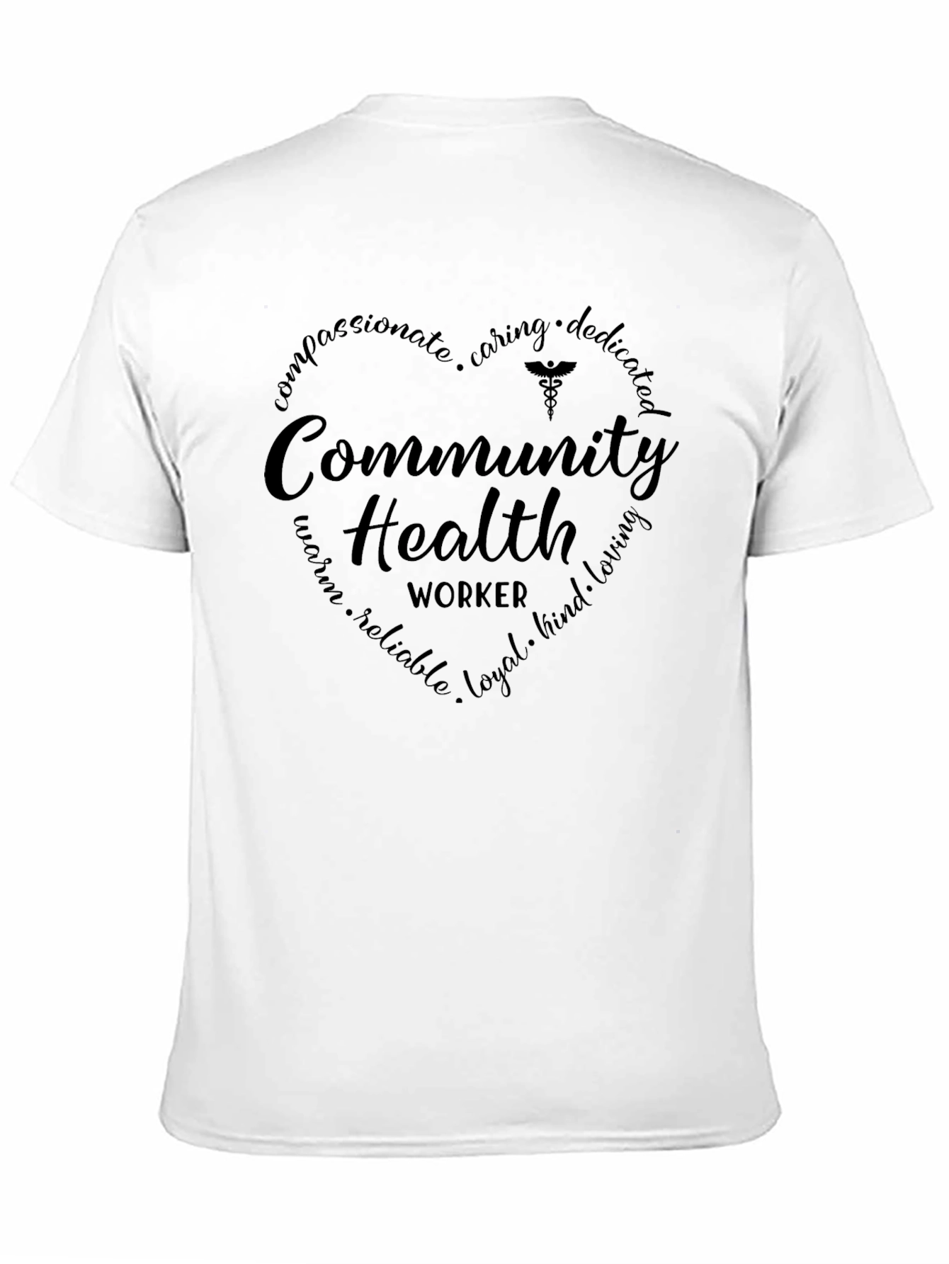 Community Health Worker T-Shirt - Compassionate Caring Design