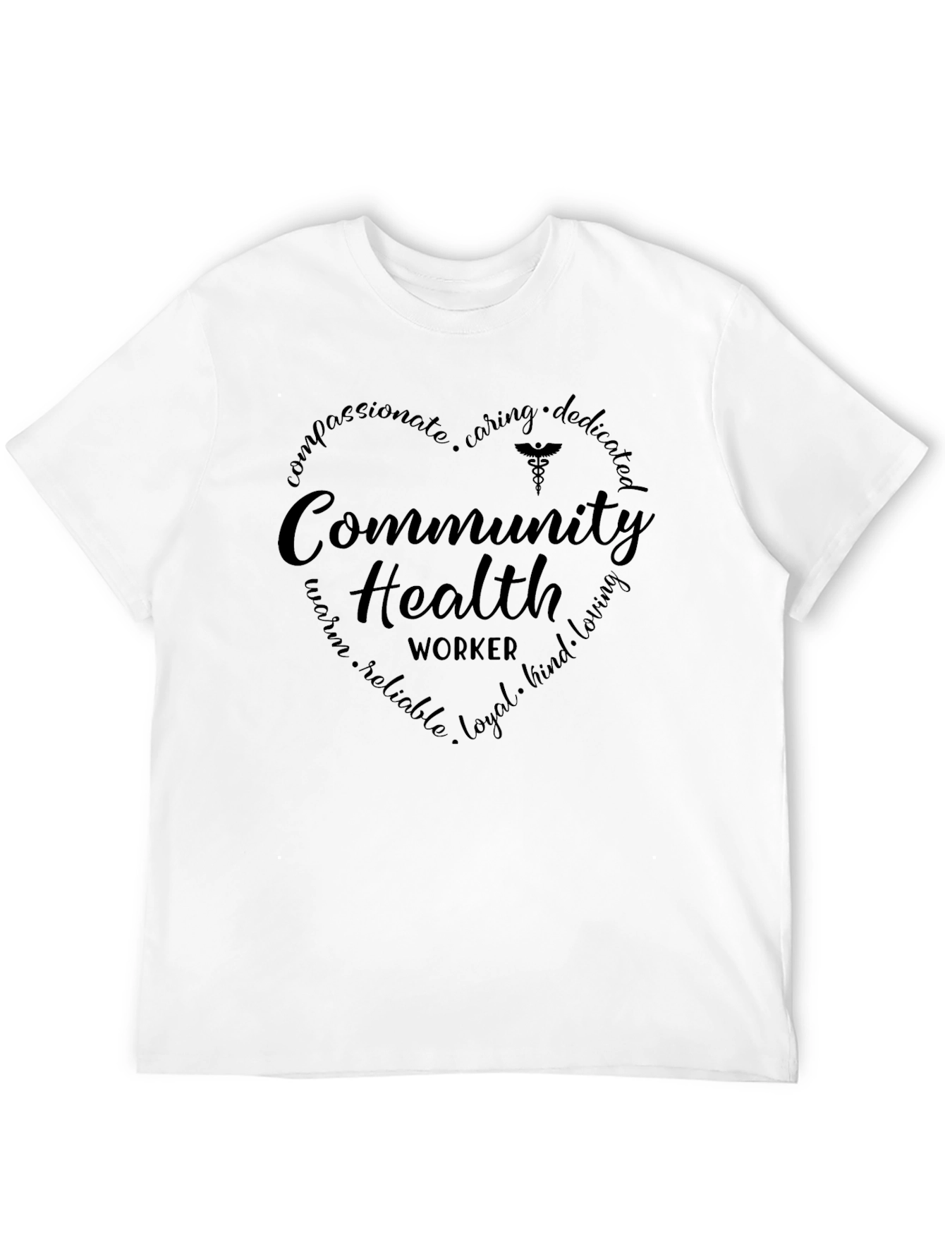 Community Health Worker T-Shirt - Compassionate Caring Design
