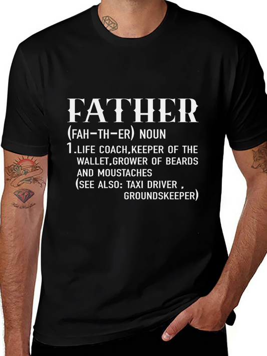 Funny Father Noun Definition T-Shirt - Dad Gift