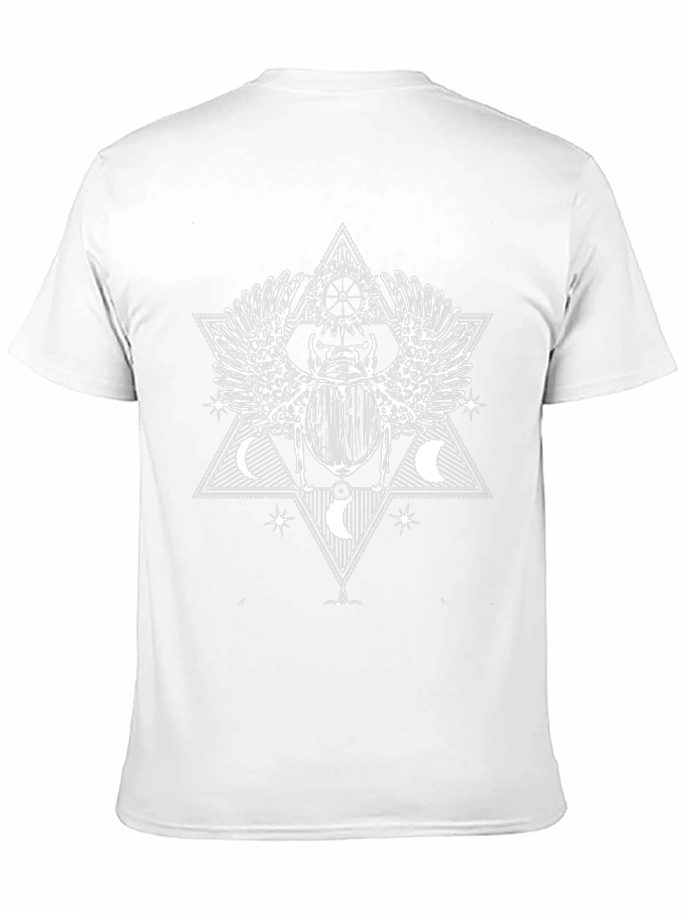 Black Egyptian Scarab Beetle Graphic Tee