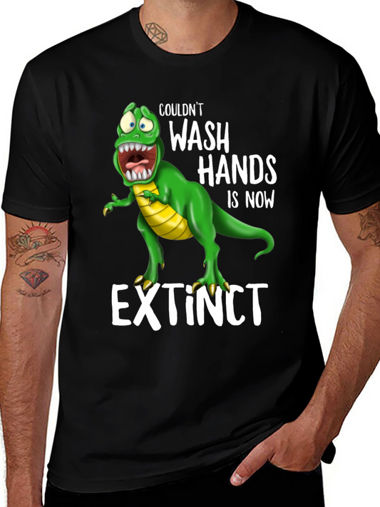 Extinct Dinosaur Wash Hands T-Shirt