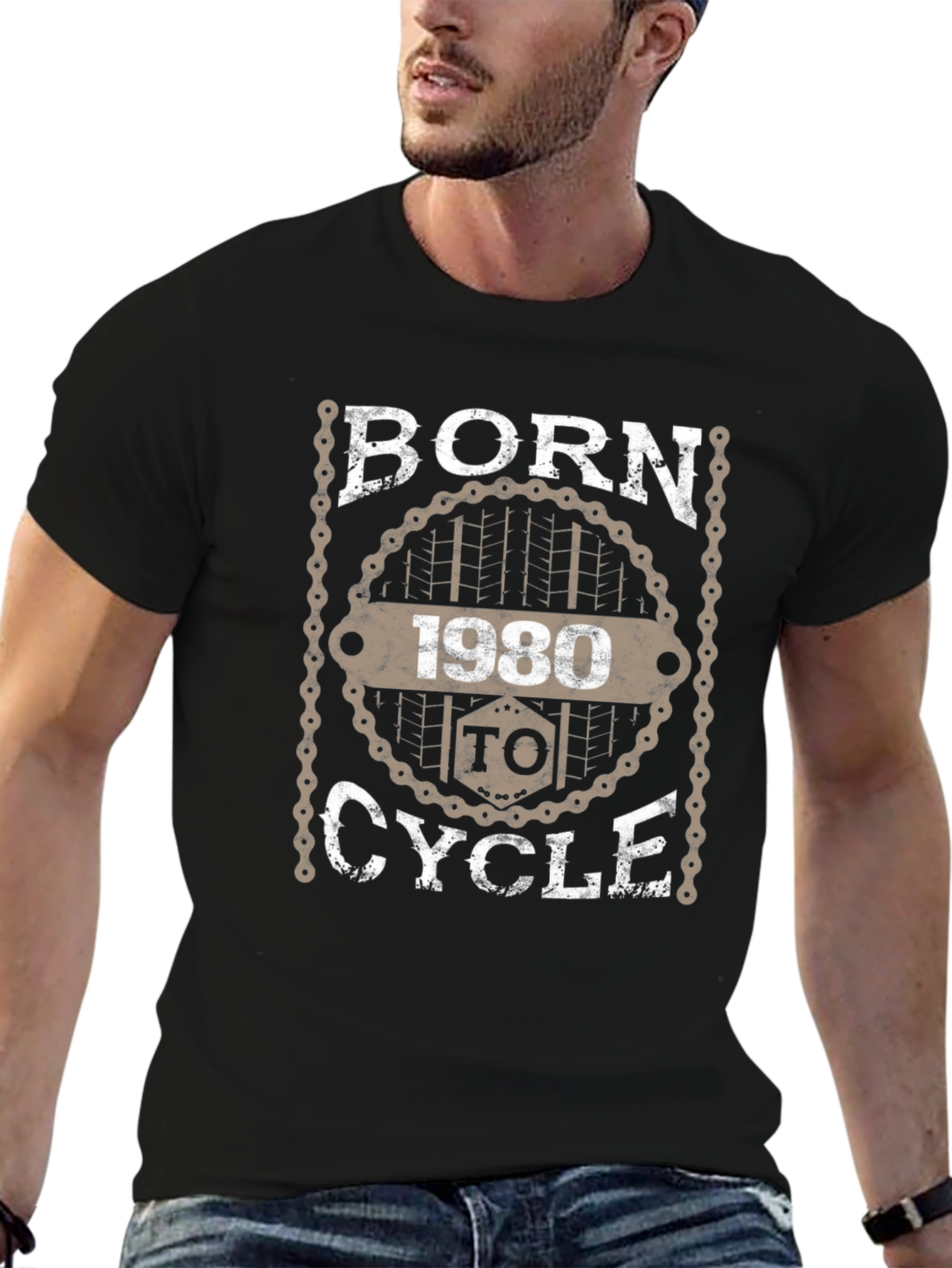Born 1980 to Cycle Graphic T-Shirt