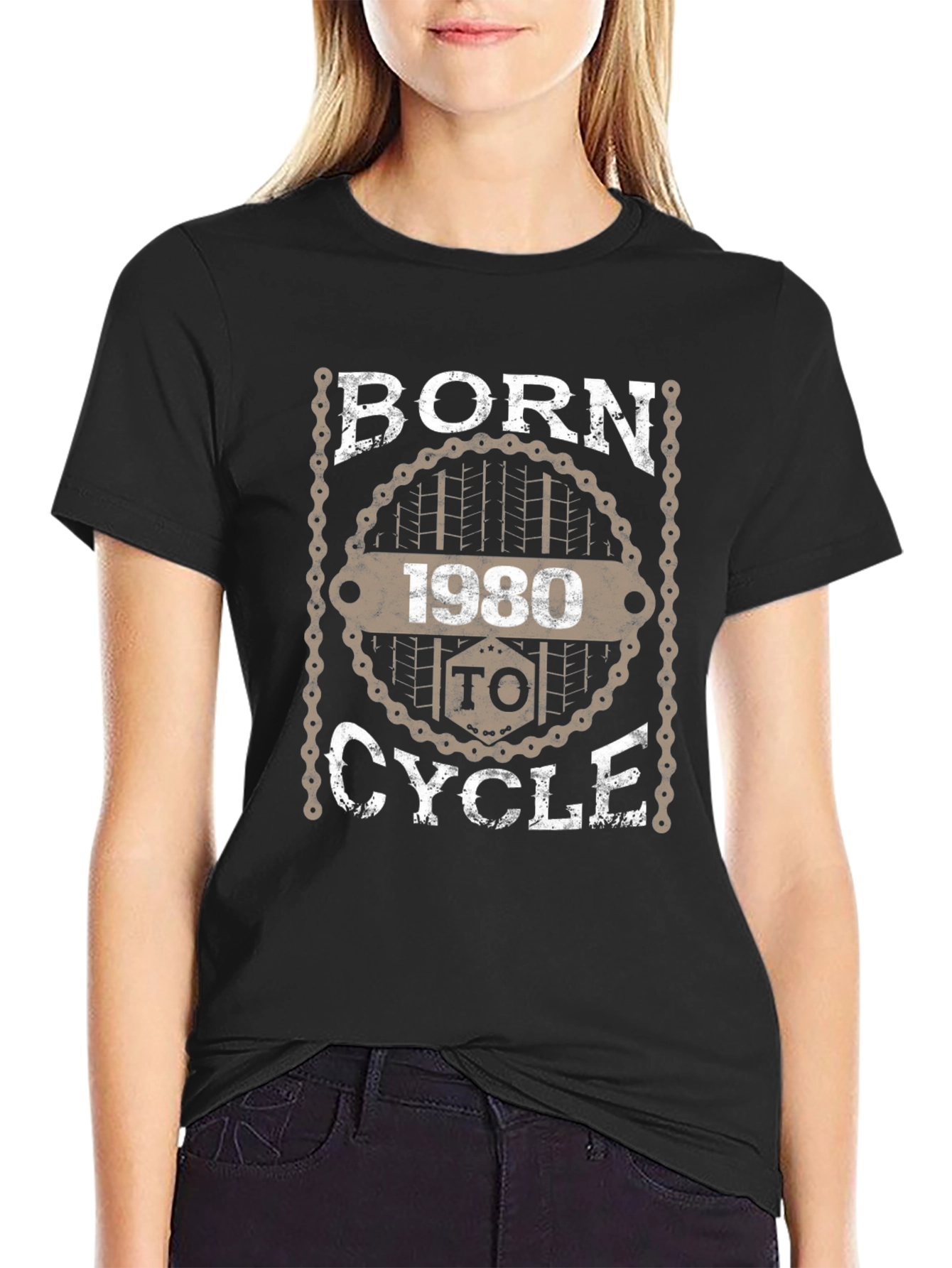 Born 1980 to Cycle Graphic T-Shirt