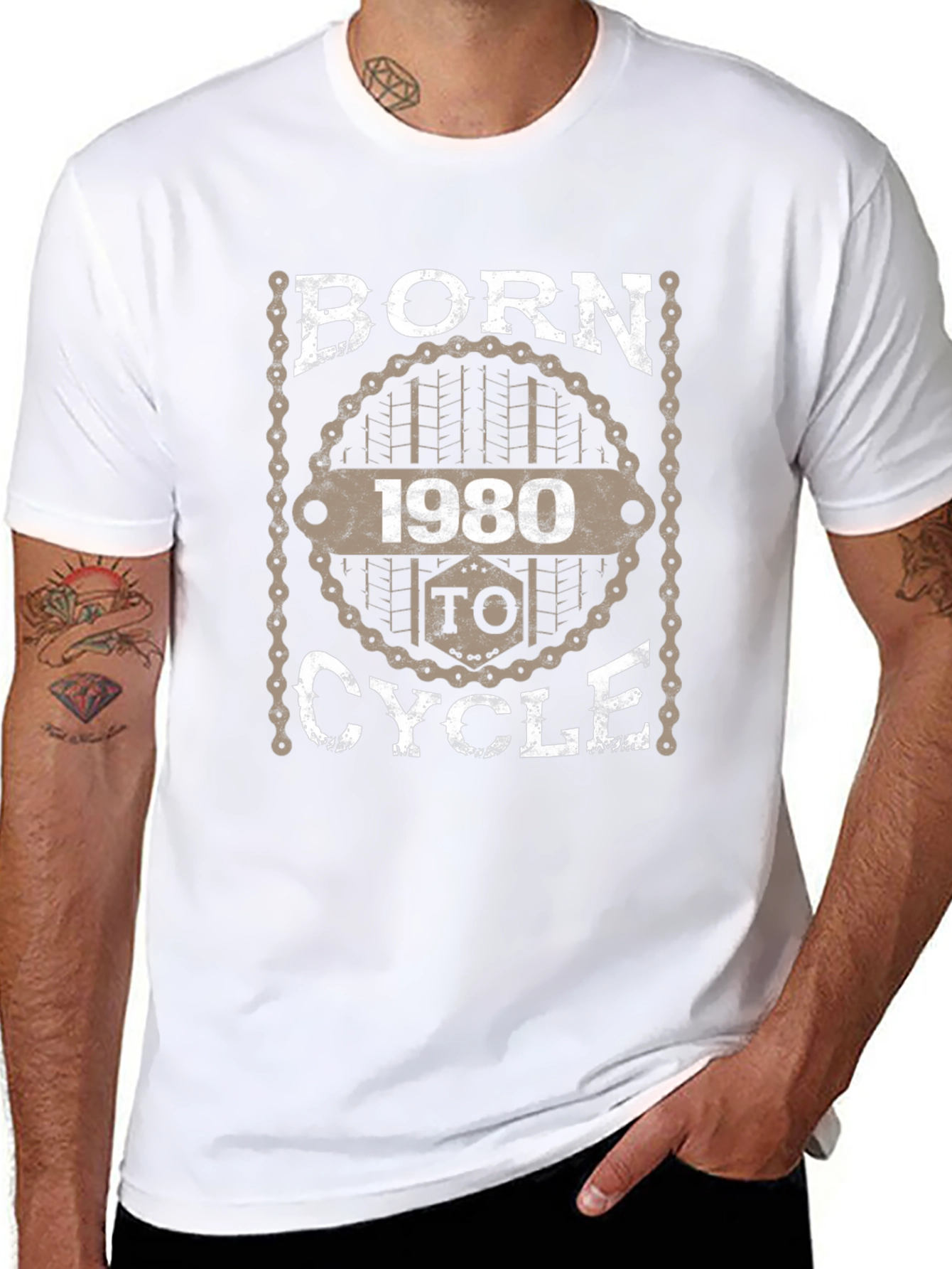 Born 1980 to Cycle Graphic T-Shirt