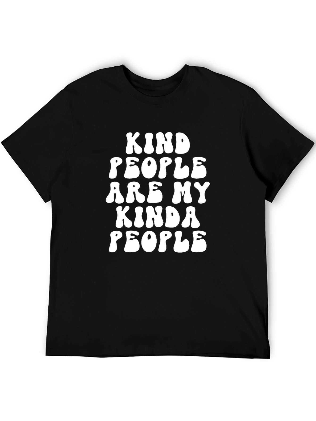 Kind People Graphic T-Shirt - Black