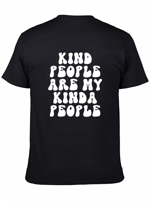 Kind People Graphic T-Shirt - Black