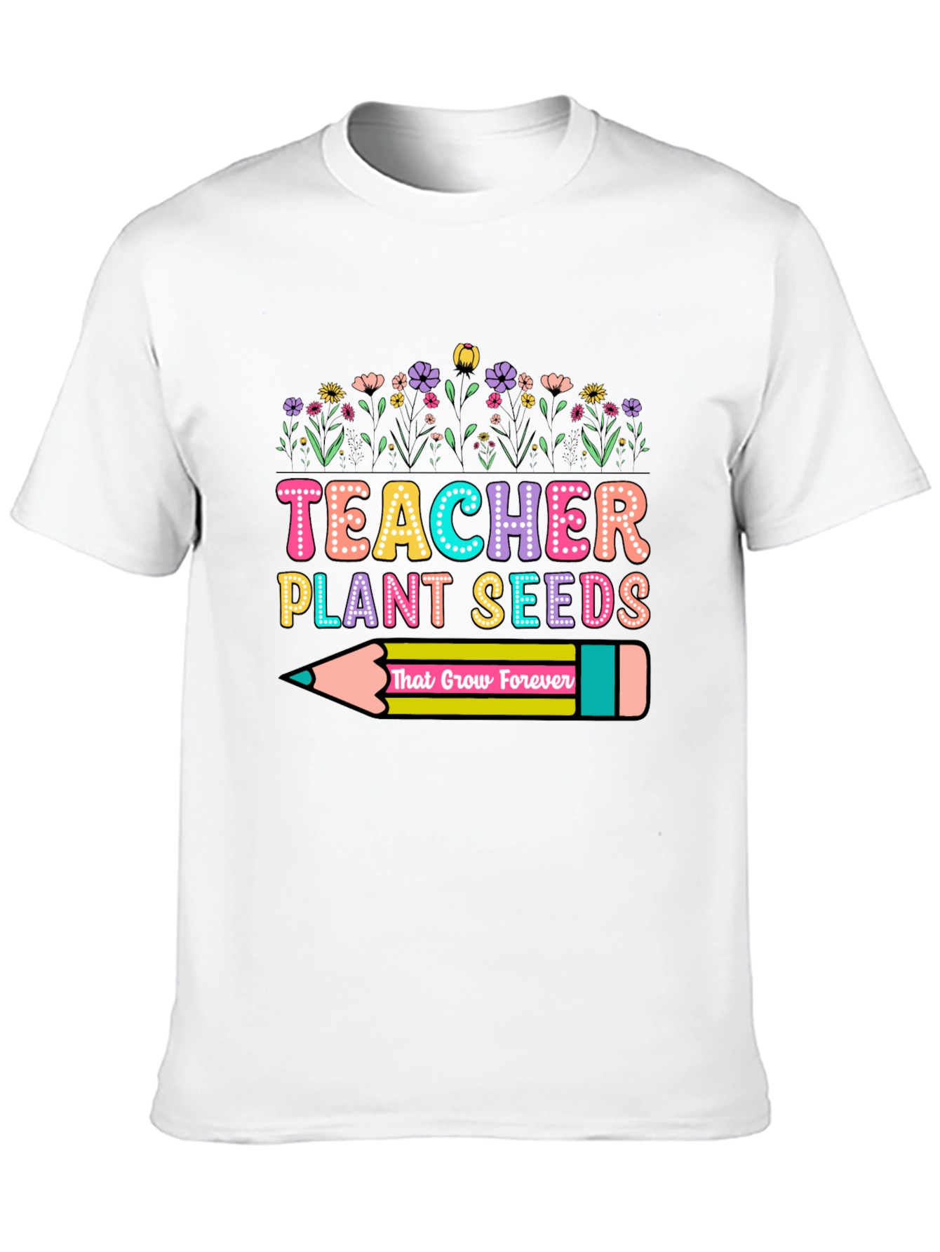 Teacher Plant Seeds Graphic T-Shirt