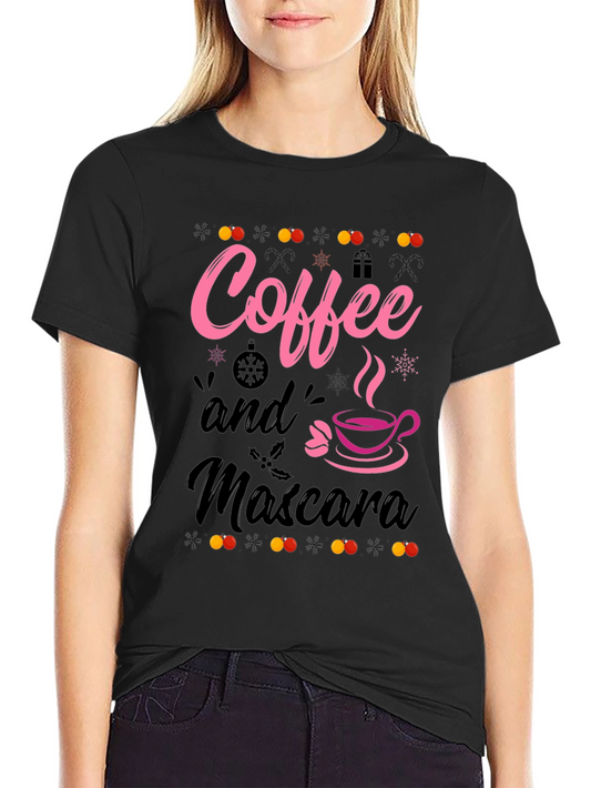 Coffee and Mascara Graphic Tee