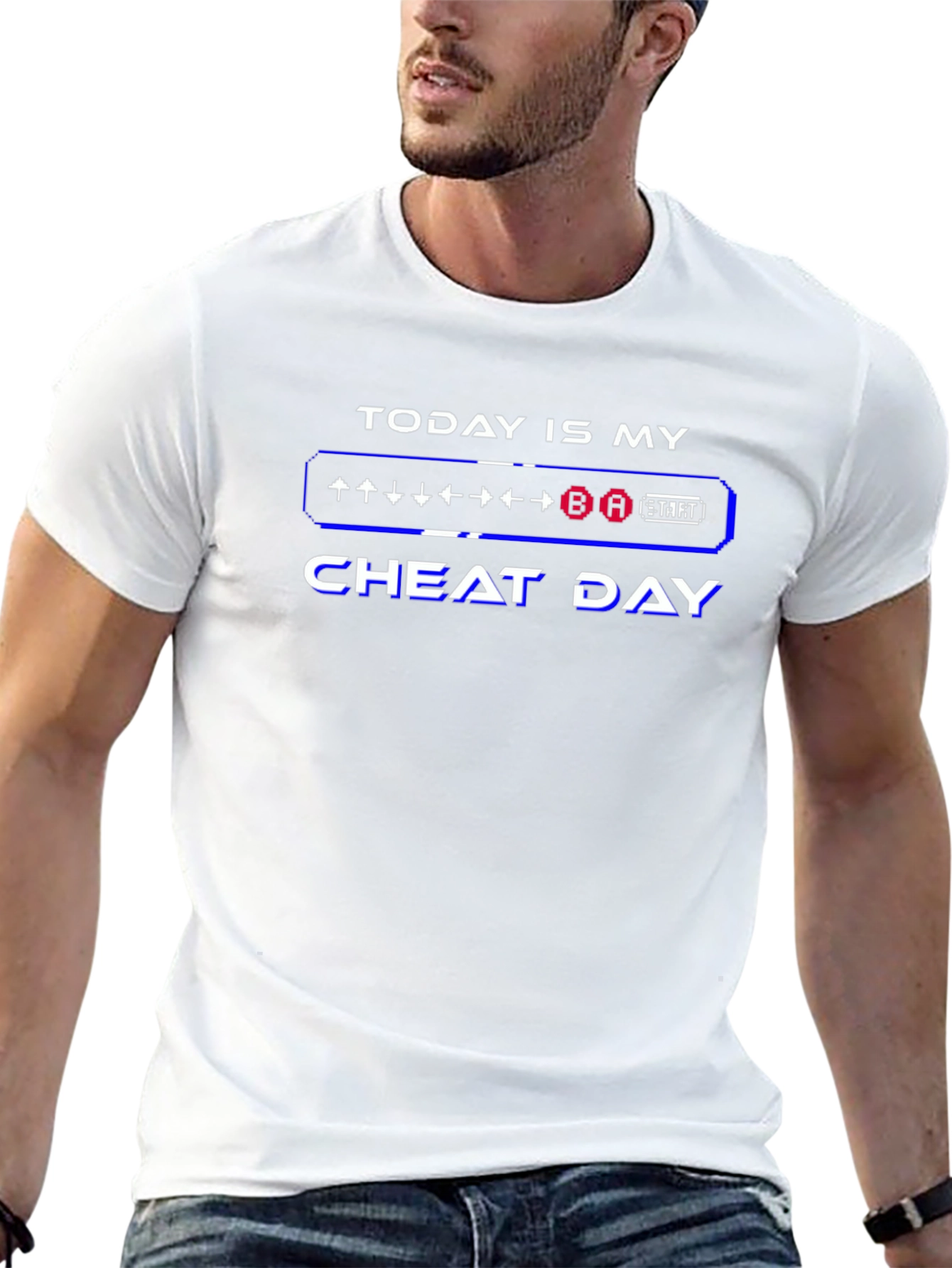 Today is my Cheat Day T-Shirt Retro Gaming Style