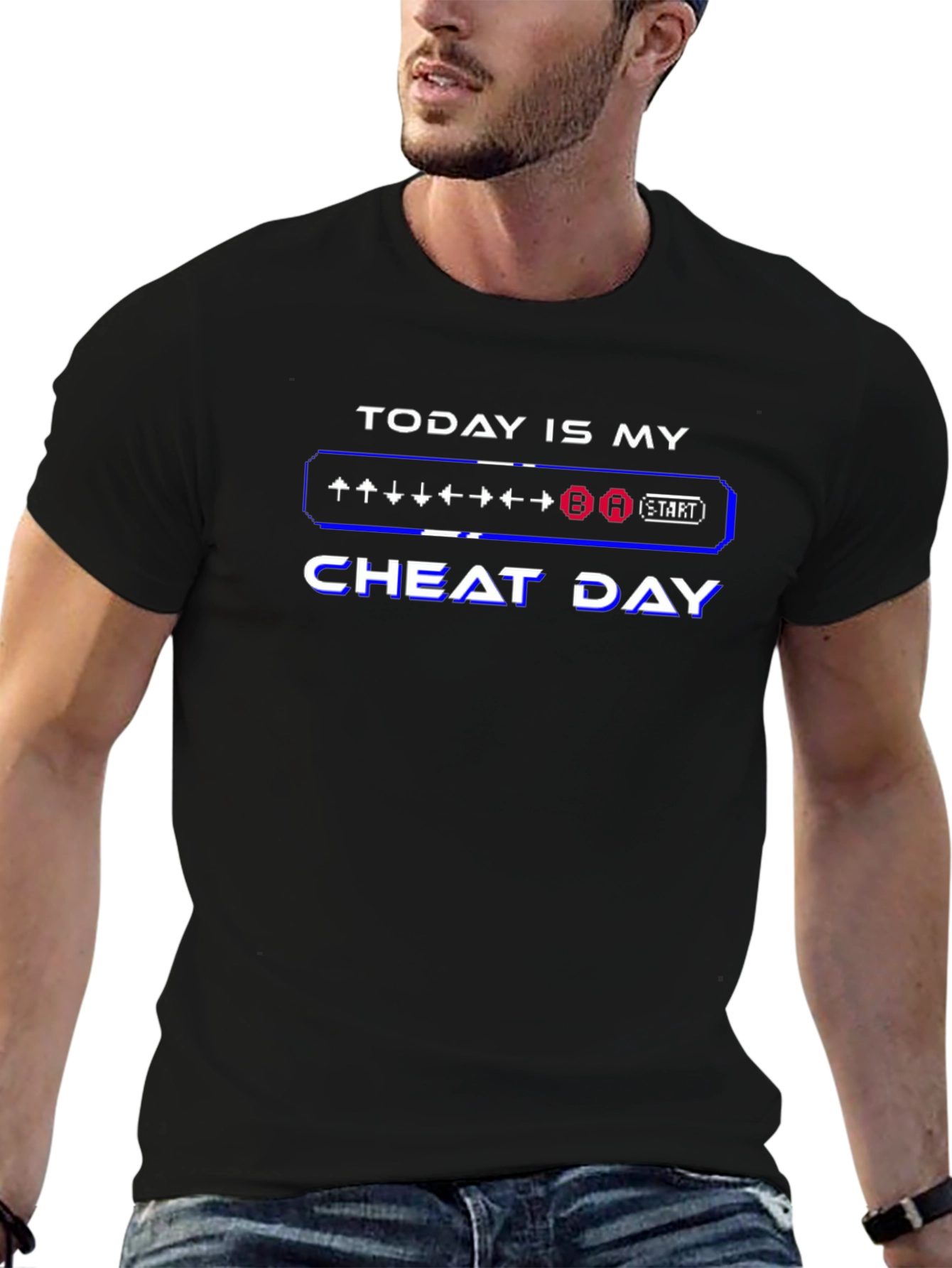 Today is my Cheat Day T-Shirt Retro Gaming Style