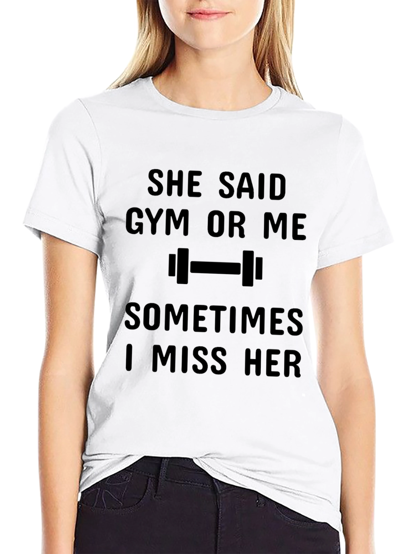 Gym or Me Mens Black T-Shirt