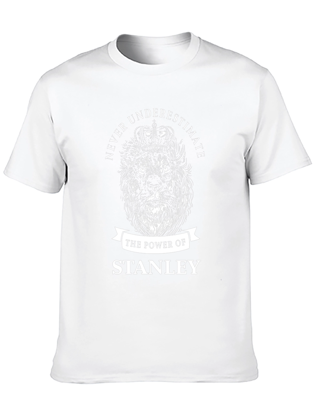 Never Underestimate Stanley Lion T-Shirt