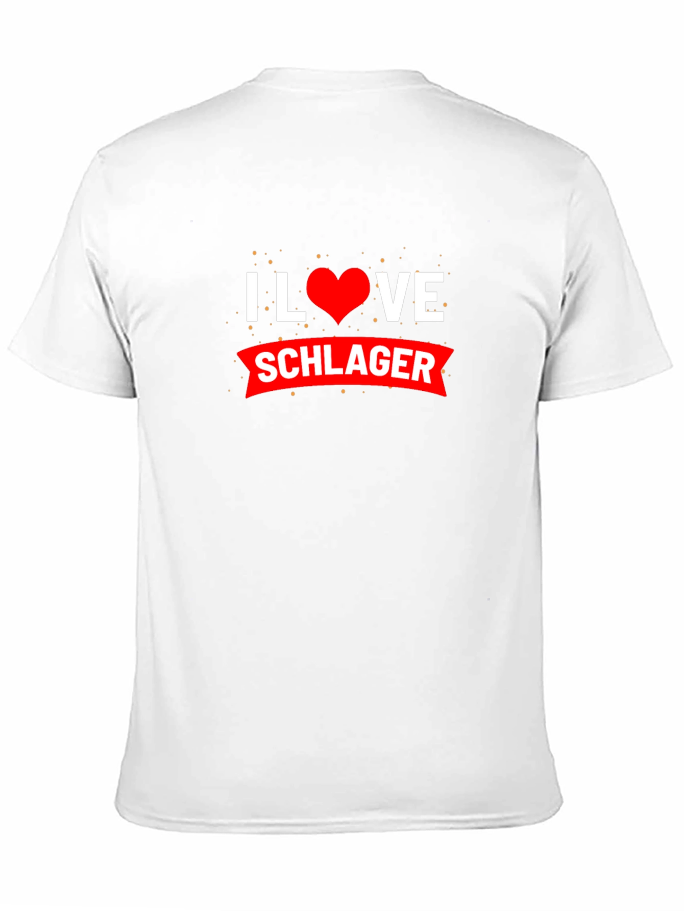 I Love Schlager Black T-Shirt