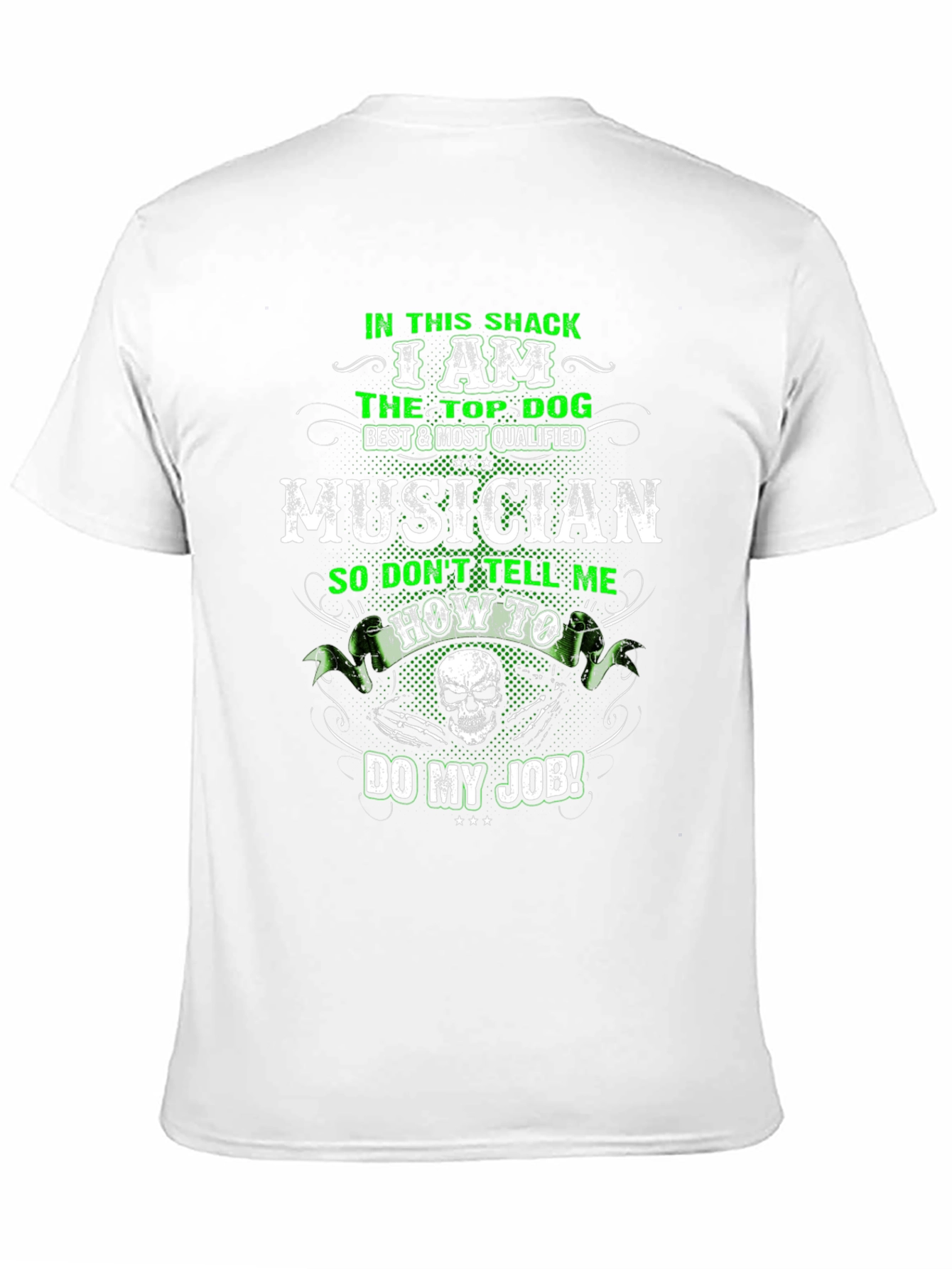 Musician Top Dog Graphic T-Shirt